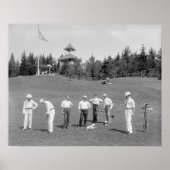 New Hampshire Golfers, 1910.  foto Poster (Voorkant)