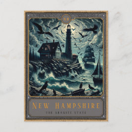 New Hampshire | Gotische kunst Briefkaart