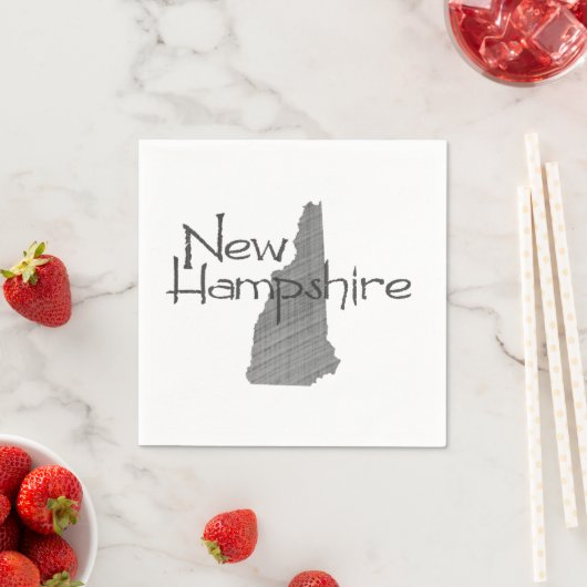 New Hampshire Granite State Hampshire Party Servetten (Insitu)