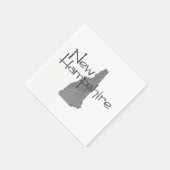 New Hampshire Granite State Hampshire Party Servetten (Hoek)