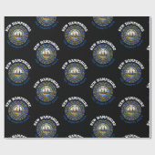 NEW HAMPSHIRE GRANITE STATE-VLAG CADEAUPAPIER (Vlak)