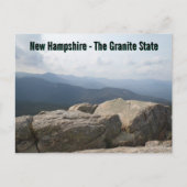 New Hampshire Granite State White Mountains Briefkaart (Voorkant)