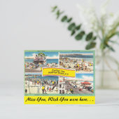 New Hampshire Greetings uit Hampton Beach Briefkaart (Staand voorkant)