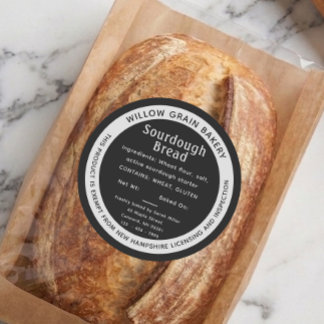 New Hampshire Grey Cottage Sourdough Brood Label