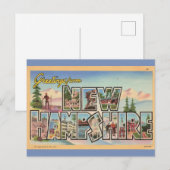 New Hampshire-groeten Briefkaart (Voorkant / Achterkant)