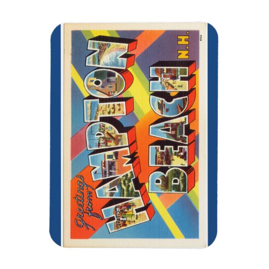 New Hampshire, Hampton Beach Magnet Magneet (Verticaal)