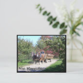 New Hampshire hayride Briefkaart (Staand voorkant)