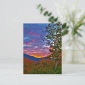 New Hampshire Herfst Foliage Sunset Briefkaart (Staand voorkant)