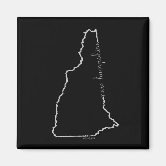 New Hampshire HOME magneet (Voorkant)