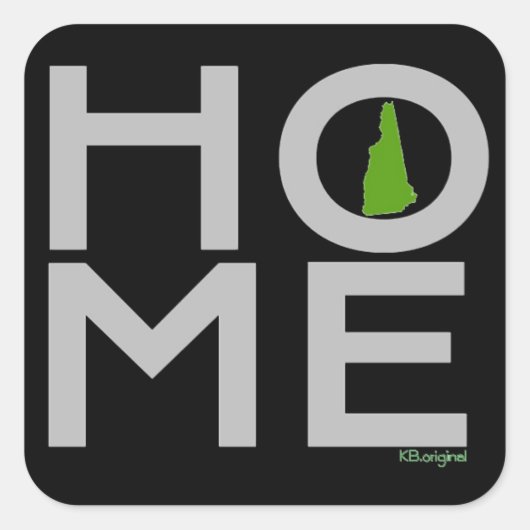 New Hampshire HOME sticker (Voorkant)