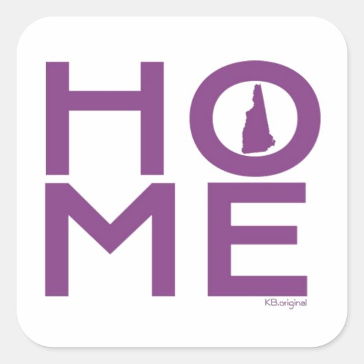 New Hampshire HOME sticker (Voorkant)