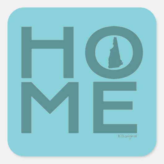 New Hampshire HOME sticker (Voorkant)