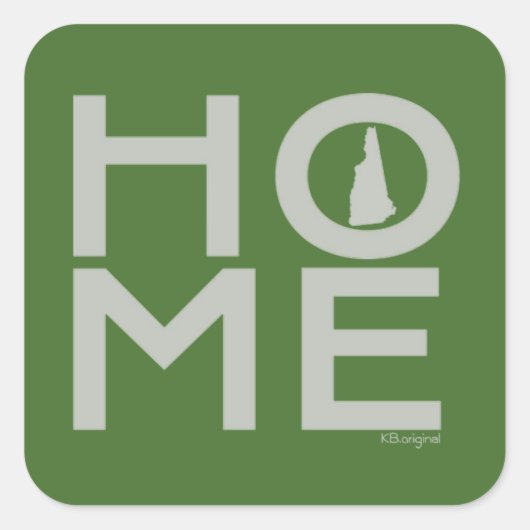 New Hampshire HOME sticker (Voorkant)