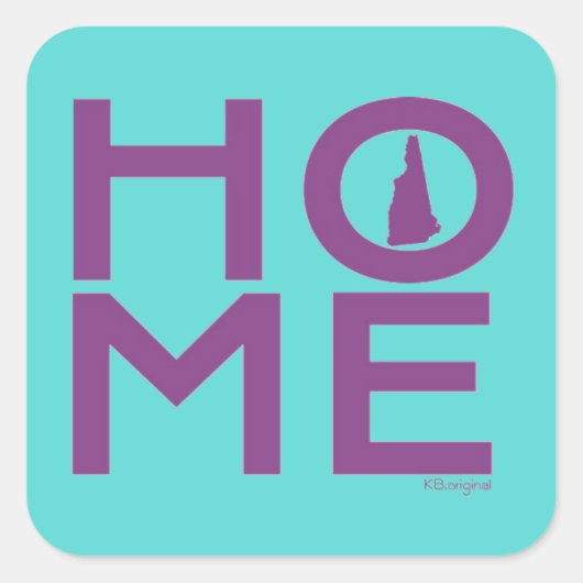 New Hampshire HOME sticker (Voorkant)