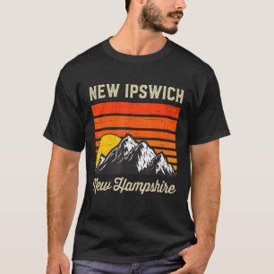 New Hampshire Hometown City State Retr T-shirt