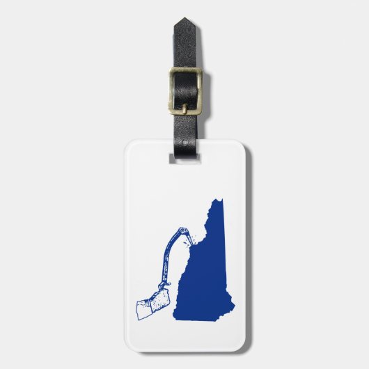 New Hampshire Ice climate Bagagelabel (Voorkant verticaal)