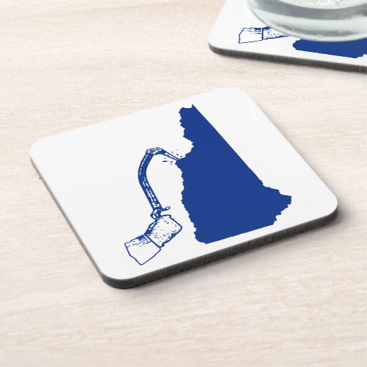 New Hampshire Ice climate Bier Onderzetter (Linkerzijde)