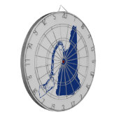 New Hampshire Ice climate Dartbord (Voorkant Links)