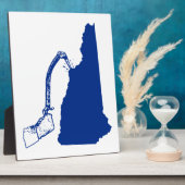 New Hampshire Ice climate Fotoplaat (Zijkant)