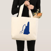 New Hampshire Ice climate Grote Tote Bag (Voorkant (product))
