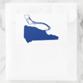 New Hampshire Ice climate Rechthoekige Sticker (Tas)
