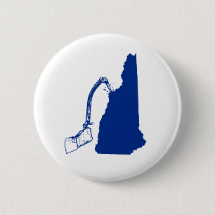 New Hampshire Ice climate Ronde Button 5,7 Cm