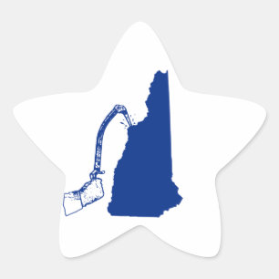 New Hampshire Ice climate Ster Sticker