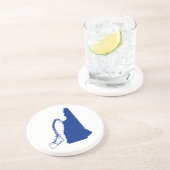 New Hampshire Ice climate Zandsteen Onderzetter (Zijkant)