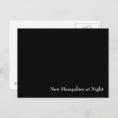 New Hampshire in Night Briefkaart (Voorkant / Achterkant)
