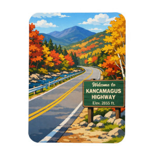 New Hampshire Kancamagus Highway Reis Magneet