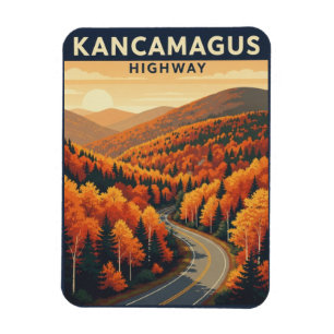 New Hampshire Kancamagus Highway Reis Magneet