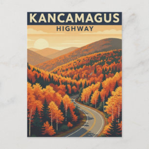 New Hampshire Kancamagus Highway Reizen Briefkaart