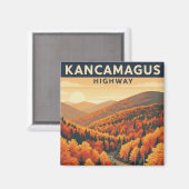 New Hampshire Kancamagus Highway Reizen Magneet (Voorkant / Achterkant)