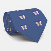 New Hampshire Karner Blue Butterfly Stropdas (Opgerold)