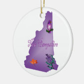 New Hampshire kerstboomversiering Keramisch Ornament (Links)
