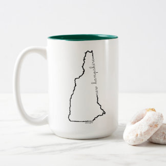 New Hampshire koffiemok Tweekleurige Koffiemok
