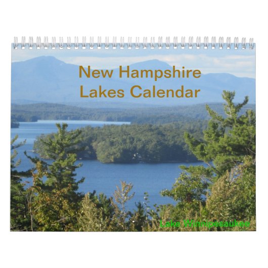 New Hampshire Lakes Vacation Photography Calendar Kalender (Hoes)
