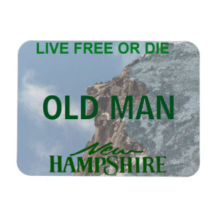 New Hampshire Licentie Bord Flexible Magneet