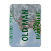 New Hampshire Licentie Bord Flexible Magneet (Verticaal)