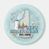 New Hampshire Lighthouse aangepaste magneet (Voorkant)