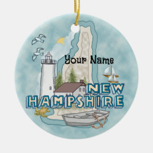 New Hampshire Lighthouse Ornament