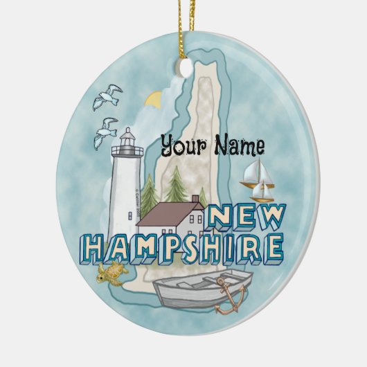New Hampshire Lighthouse Ornament (Links)