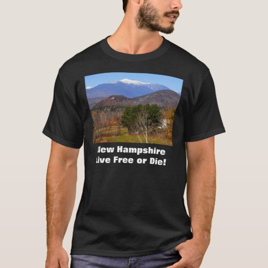 New Hampshire Live Free of Die Tee Shirt (Voorkant)