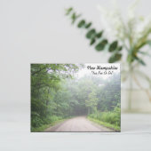 New Hampshire "Live Free or Die" Briefkaart (Staand voorkant)