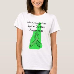 New Hampshire Lyme-ziektebewustzijn T-shirt