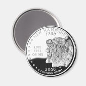 New Hampshire Magneet (Voorkant / Achterkant)