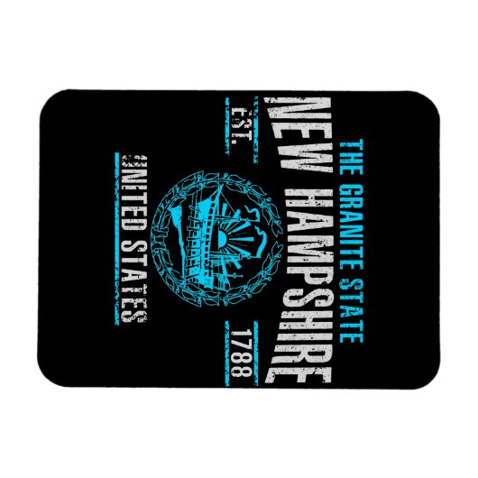 New Hampshire Magneet (Horizontaal)