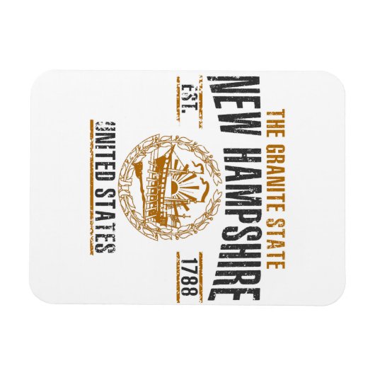 New Hampshire Magneet (Horizontaal)