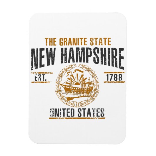 New Hampshire Magneet (Verticaal)