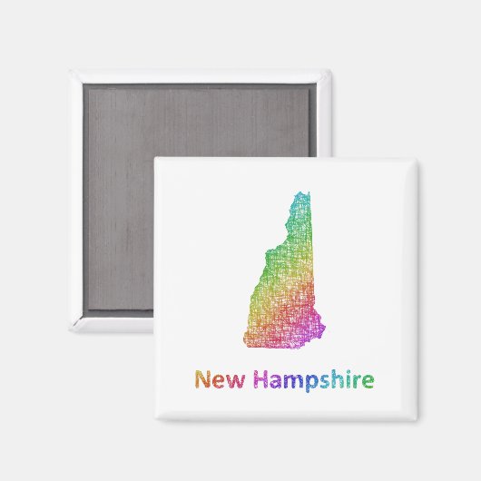 New Hampshire Magneet (Voorkant / Achterkant)